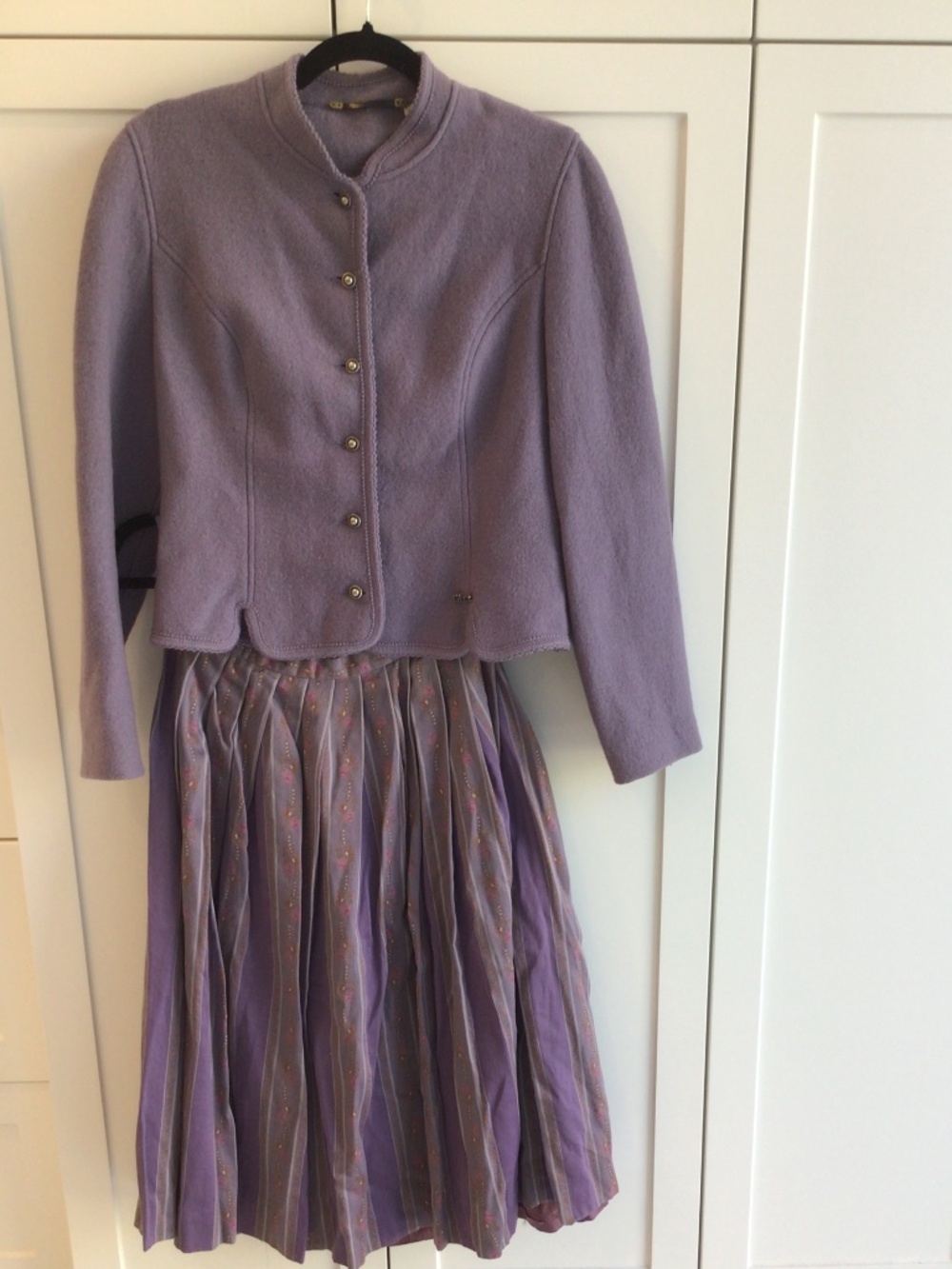 Litza Skirt Outfit 8 skirt 10 jacket Vintage used once NO TAGS